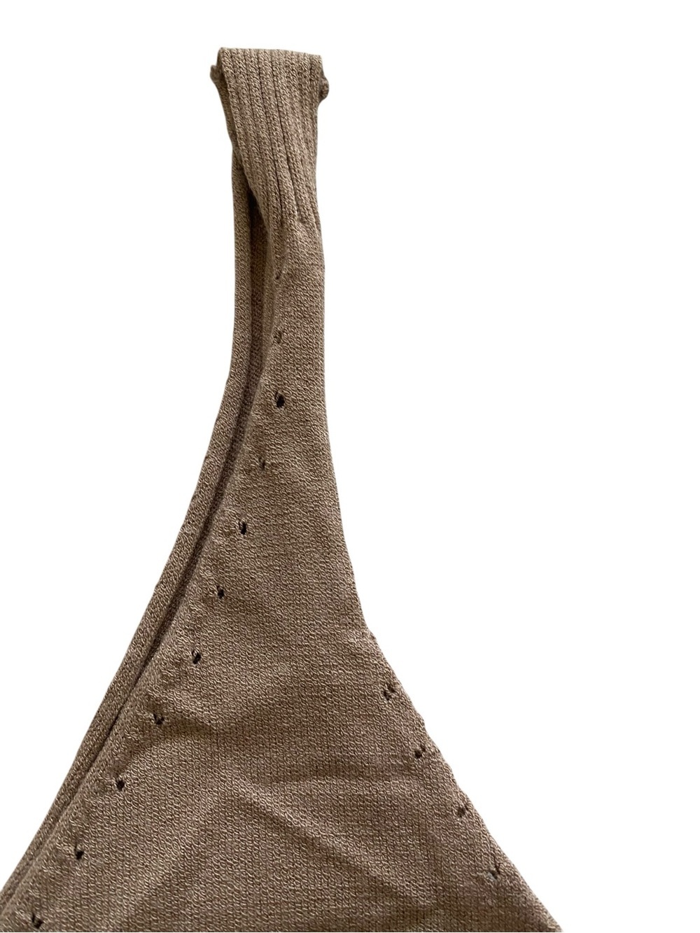 Fendi Taupe Knit V‑Neck Tank Top - Picture 4 of 7